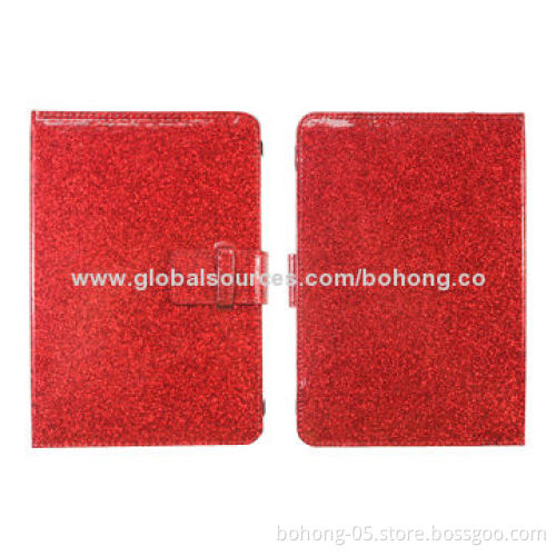 Universal Leather Cases for 7-8-inch Tablet PCs, Elastics Inside Fix the Tablet